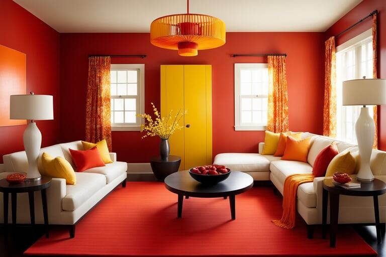 Bold Asian paint wall colors