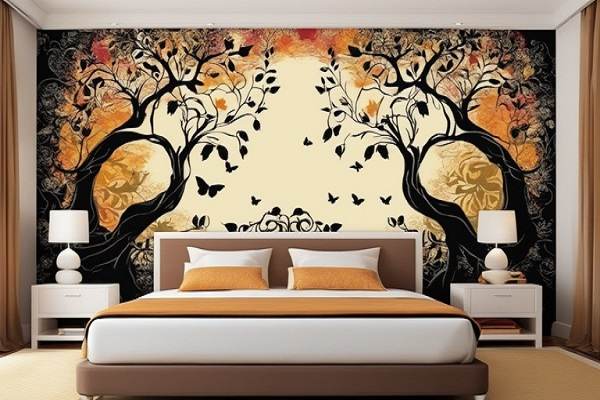 bedroom wall painting ideas