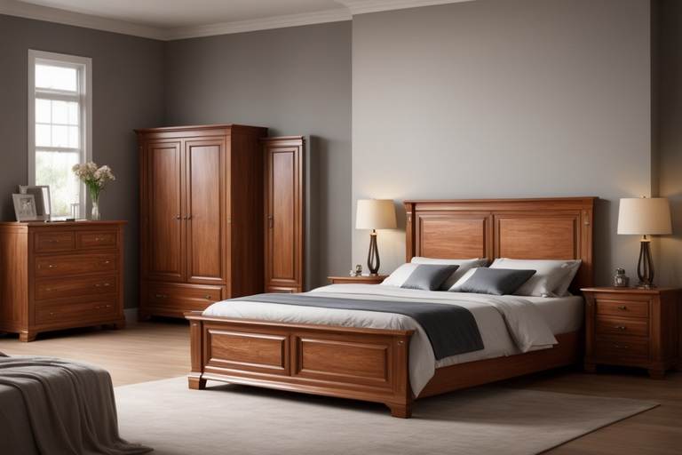 luxury solid wood bedroom furniture