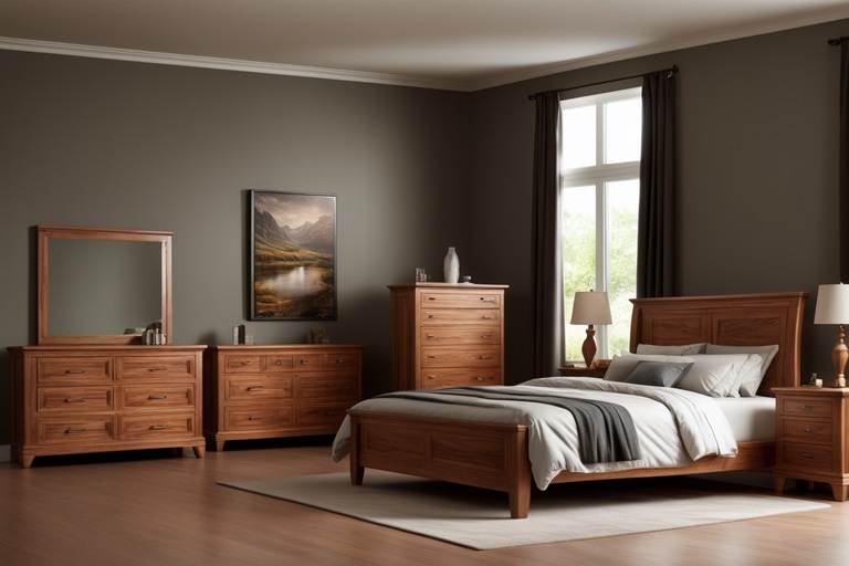 modern solid wood bedroom