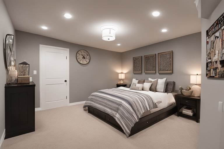 basement bedroom designs