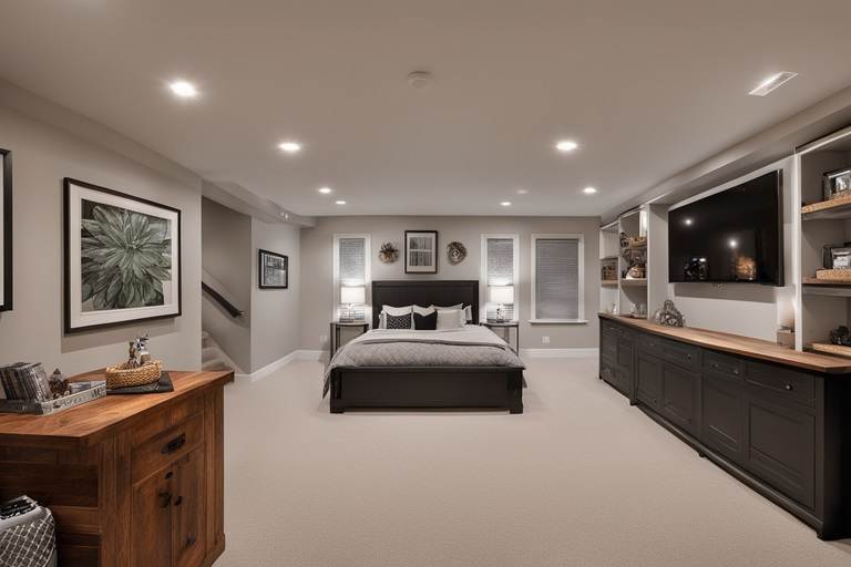 basement bedroom furniture