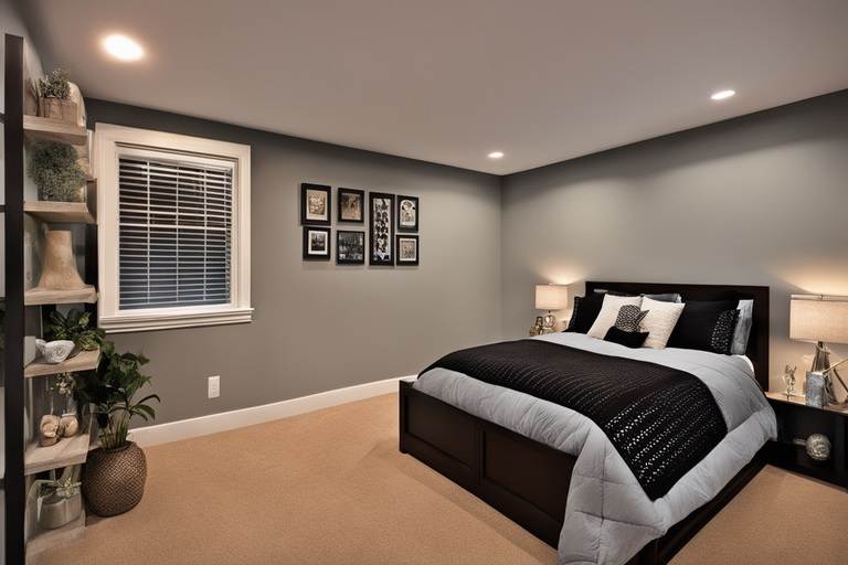 basement bedroom paint colors