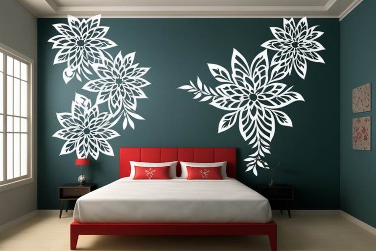 popular wall stencil designs