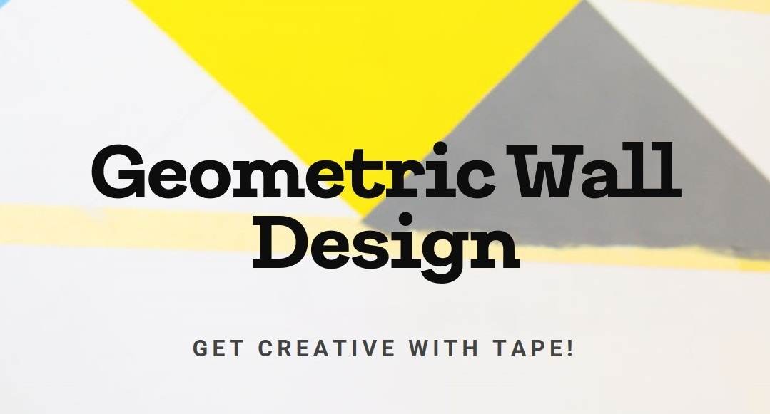 simple geometric wall design