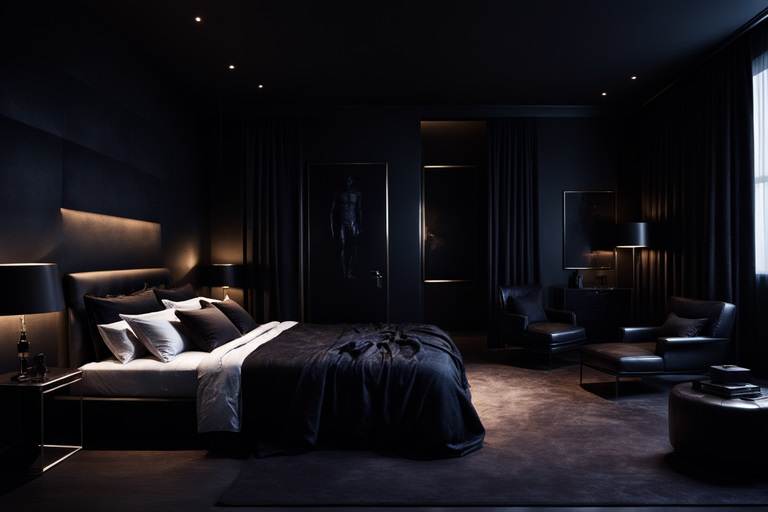 dark bedroom mens