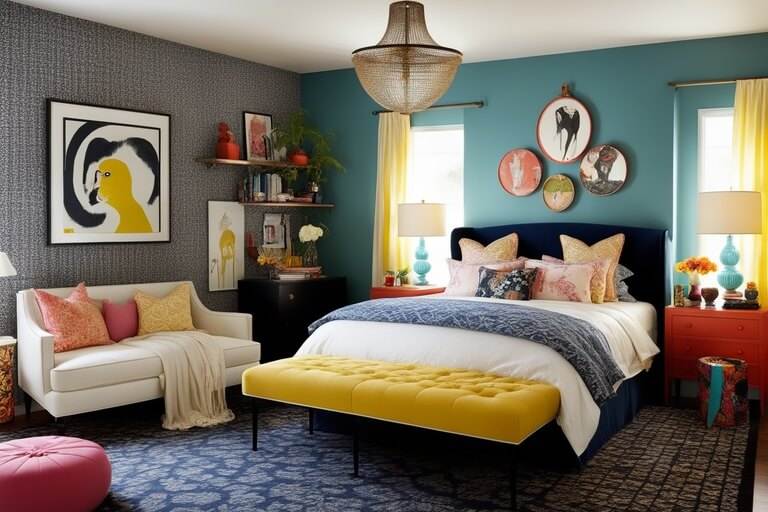 eclectic bedroom ideas