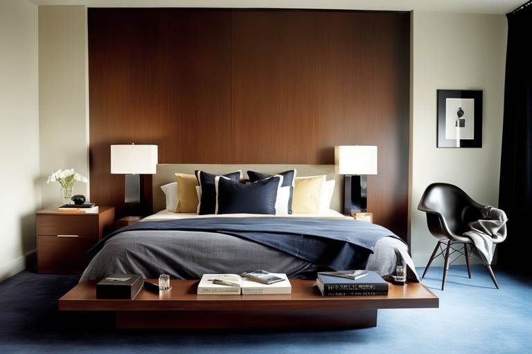 float your nightstand cool-mens bedrooms