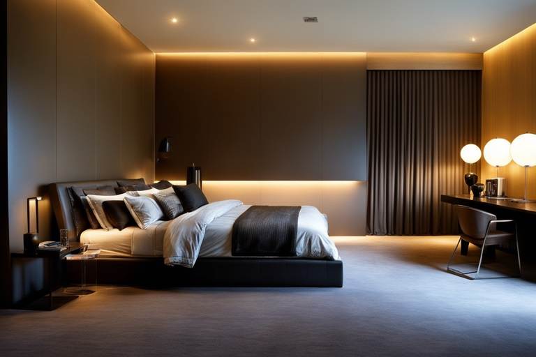 get good lighting cool mens bedrooms