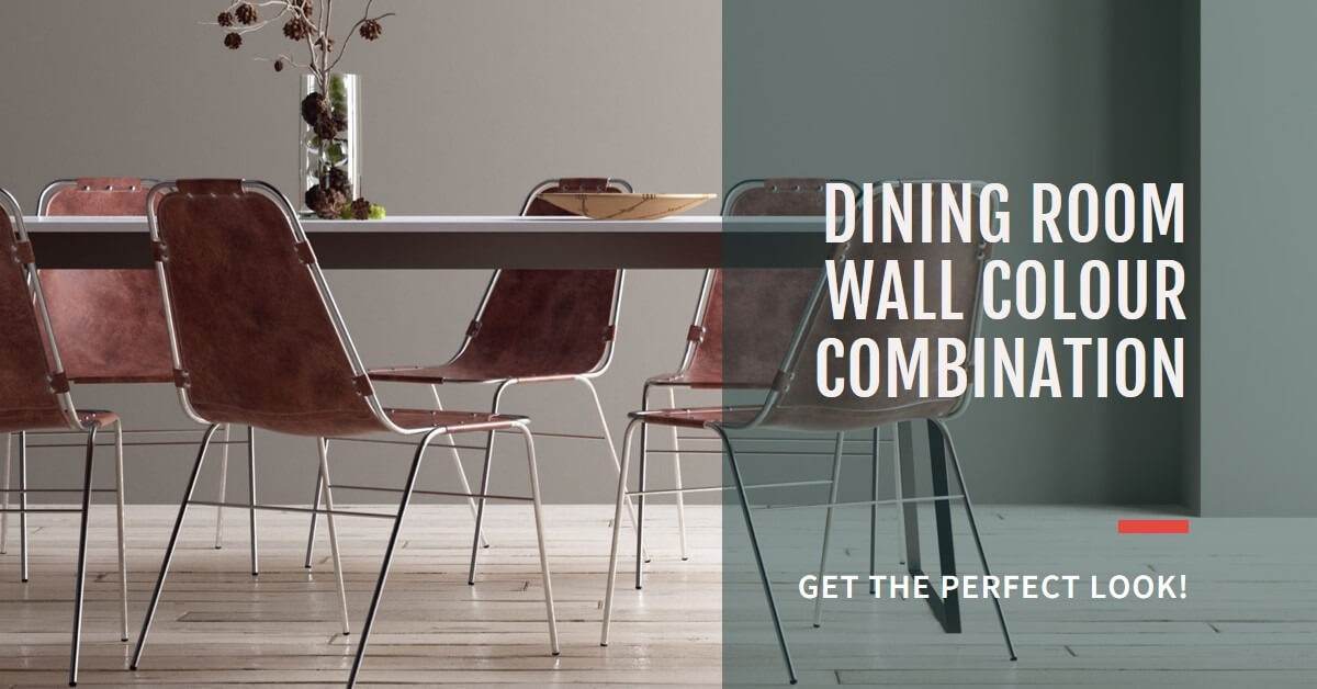 two colour combination for dining room walls