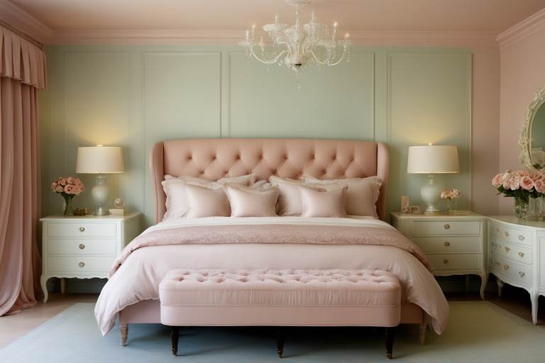 best colors for a romantic bedroom