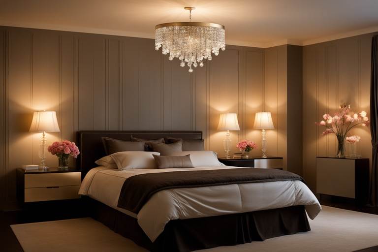 best types of lighting for a romantic bedroom