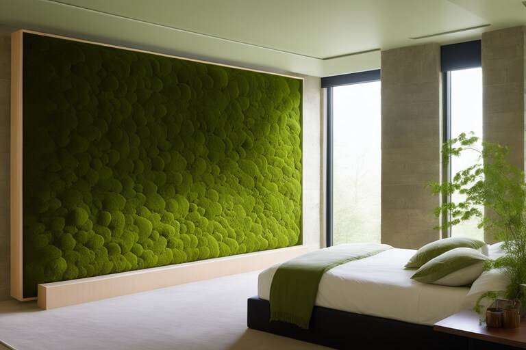 moss walls painting designs for bedroom