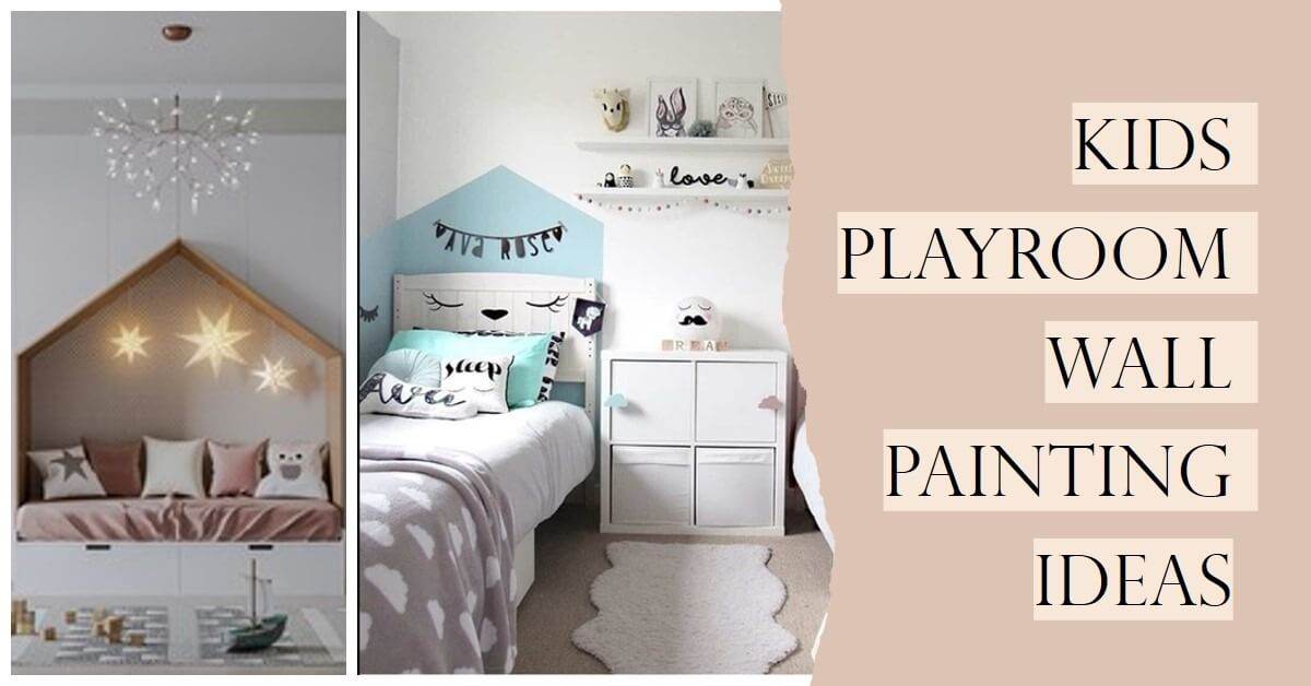 wall painting ideas for kids playroom