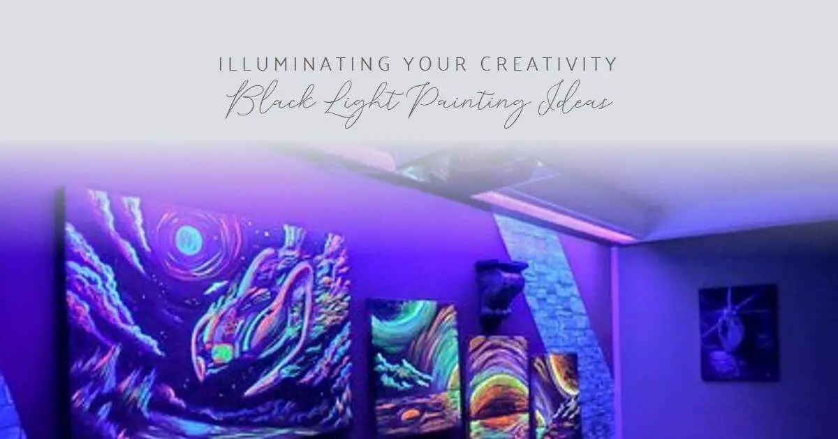 black light painting ideas