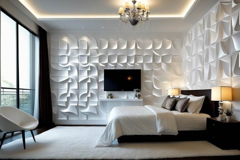3d pvc wall panels for bedrooms