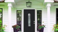 black front doors