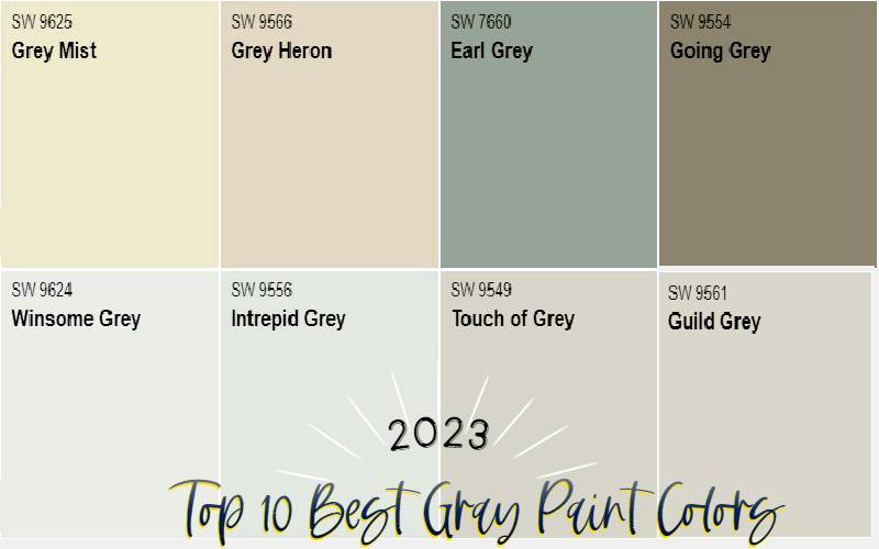 10 best gray paint colors