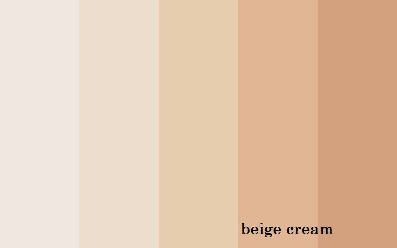beige cream color