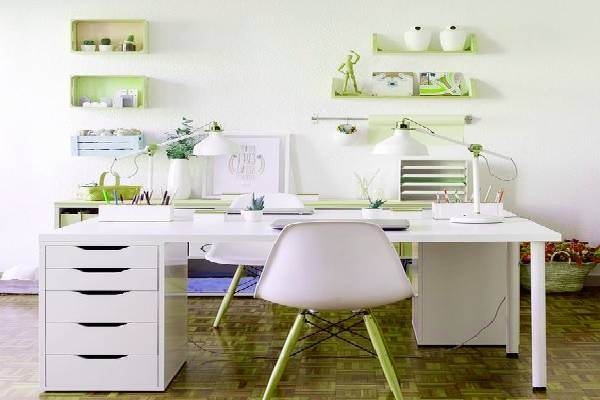 repurpose office furniture and decor