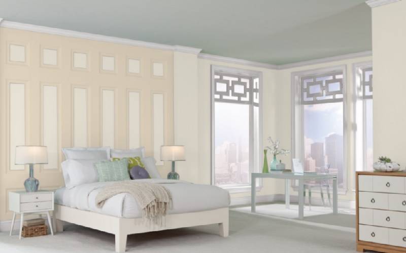 sherwin williams dover white bedroom