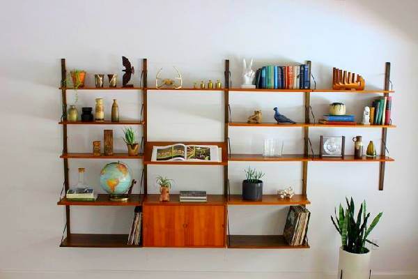 wall shelving units