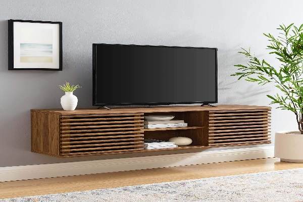 mid century modern tv stand