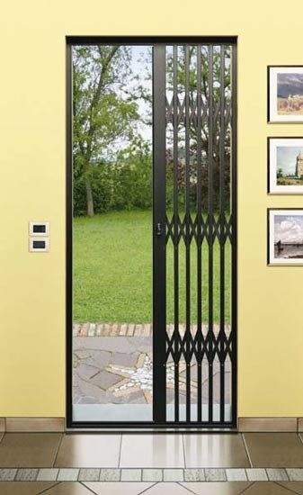 types of steel security bars for doors