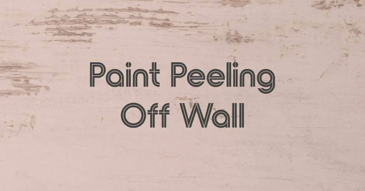 paint peeling